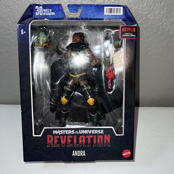 Masters of the Universe Revelation ANDRA Action Figure Mattel MOTU NEW - Picture 1 of 4